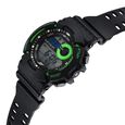 SF Digital Round Dial Black PU Strap Watch For Men - image number 2