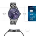 Poze By Sonata Quartz Analog Blue Dial Grey Stainless Steel Strap Watch For Men - image number 3