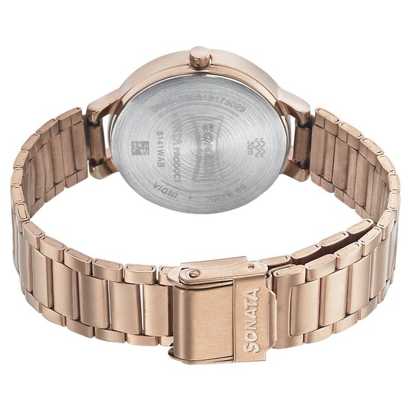 Sonata Play Purple Dial Women Watch With Stainless Steel Strap - image number 3