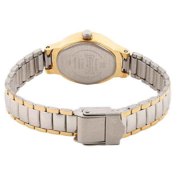 Sonata Quartz Analog Black Dial Stainless Steel Strap Watch for Women - image number 2