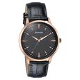 Sonata Jashn Quartz Analog Black Dial Black Leather Strap Watch For Men - image number 1
