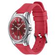Poze By Sonata Quartz Analog Red Dial Red Silicone Strap Watch For Men - image number 4