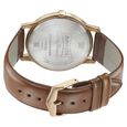 Sonata Beyond Gold Quartz Analog Blue Dial Leather Strap Watch for Men - image number 3