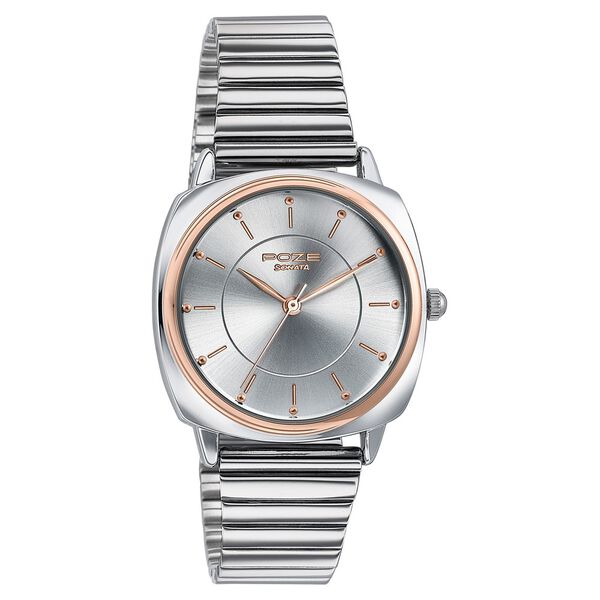 Sonata Poze Quartz Analog Silver Dial Silver Colour Stainless Steel Strap Watch For Women - image number 1