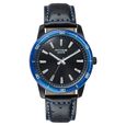 Poze By Sonata Quartz Analog Black Dial Two Toned Leather Strap Watch For Men - image number 1