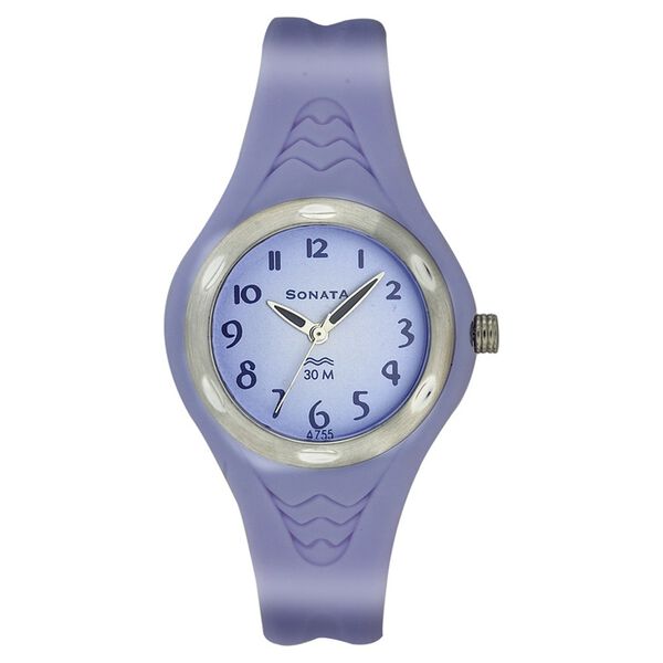 Sonata Quartz Analog Silver Dial Strap Watch for Women - image number 0