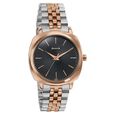Sonata Vector Black Dial Two-Tone Bracelet Watch for Men - image number 2