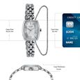 Poze Poze Quartz Analog Silver Dial Silver Metal Strap Watch For Women - image number 3