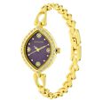 Sonata Wedding Purple Dial Women Watch With Metal Strap - image number 1