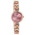 Women's Vintage style Pink dial Bracelet Watch - image number 1