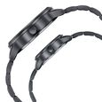 Sonata Wedding Edit Quartz Analog Black Dial Stainless Steel Strap Watch For Pair - image number 4