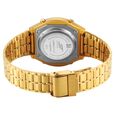 SF CirQle Digital Black Dial Golden Stainless Steel Strap Watch For Men - image number 4