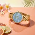 Poze By Sonata Quartz Analog Mother of Pearl Dial Rose Gold Stainless Steel Strap Watch For Women