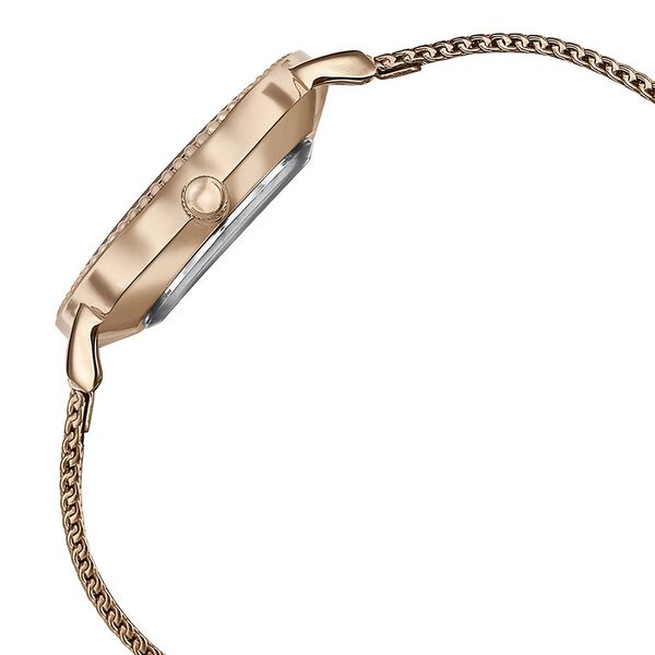 Sonata Quartz Analog White Dial Rose Gold Stainless Steel Strap Watch For Women - image number 4