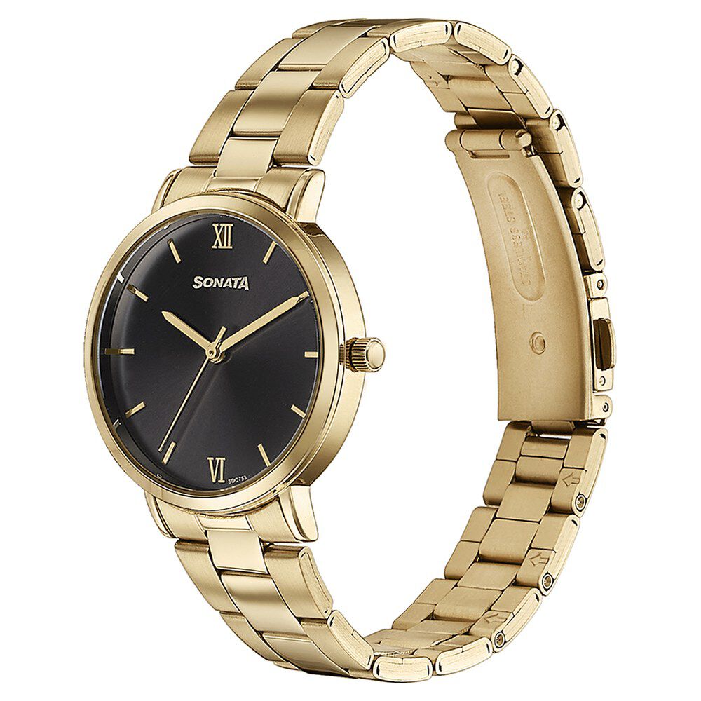 Sonata big dial ladies watches cheap