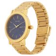 Sonata Quartz Analog with Day and Date Blue Dial Stainless Steel Strap Watch for Men - image number 2
