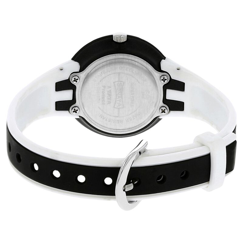 Sonata Quartz Analog Black Dial Plastic Strap Watch for Women - image number 3