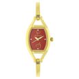 Sonata Quartz Analog Red Dial Metal Strap Watch for Women - image number 0