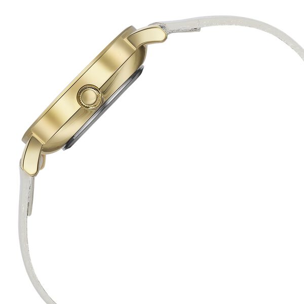 Sonata Glam Gold Quartz Analog Off White Dial Leather Strap Watch For Women - image number 3