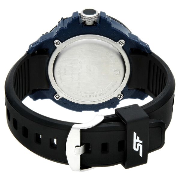 SF Quartz Analog Black Dial Plastic Strap Watch for Men - image number 3