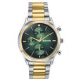 Sonata Festive Quartz Multifunction Blue Dial Brown Leather Strap Watch For Men