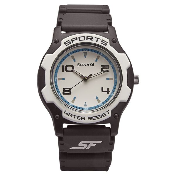 SF Quartz Analog White Dial Watch for Men - image number 0