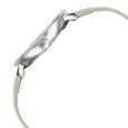 Sonata Sleek Quartz Analog Pink Dial Beige Leather Strap Watch for Women - image number 3
