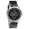 Sonata Quartz Analog Black Dial Leather Strap Watch for Men - image number 0
