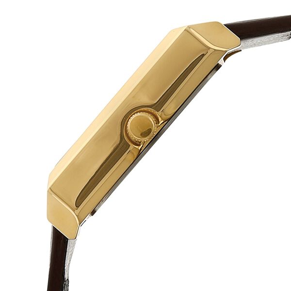 Sonata Quartz Analog with Day and Date Champagne Dial Leather Strap Watch for Men - image number 2