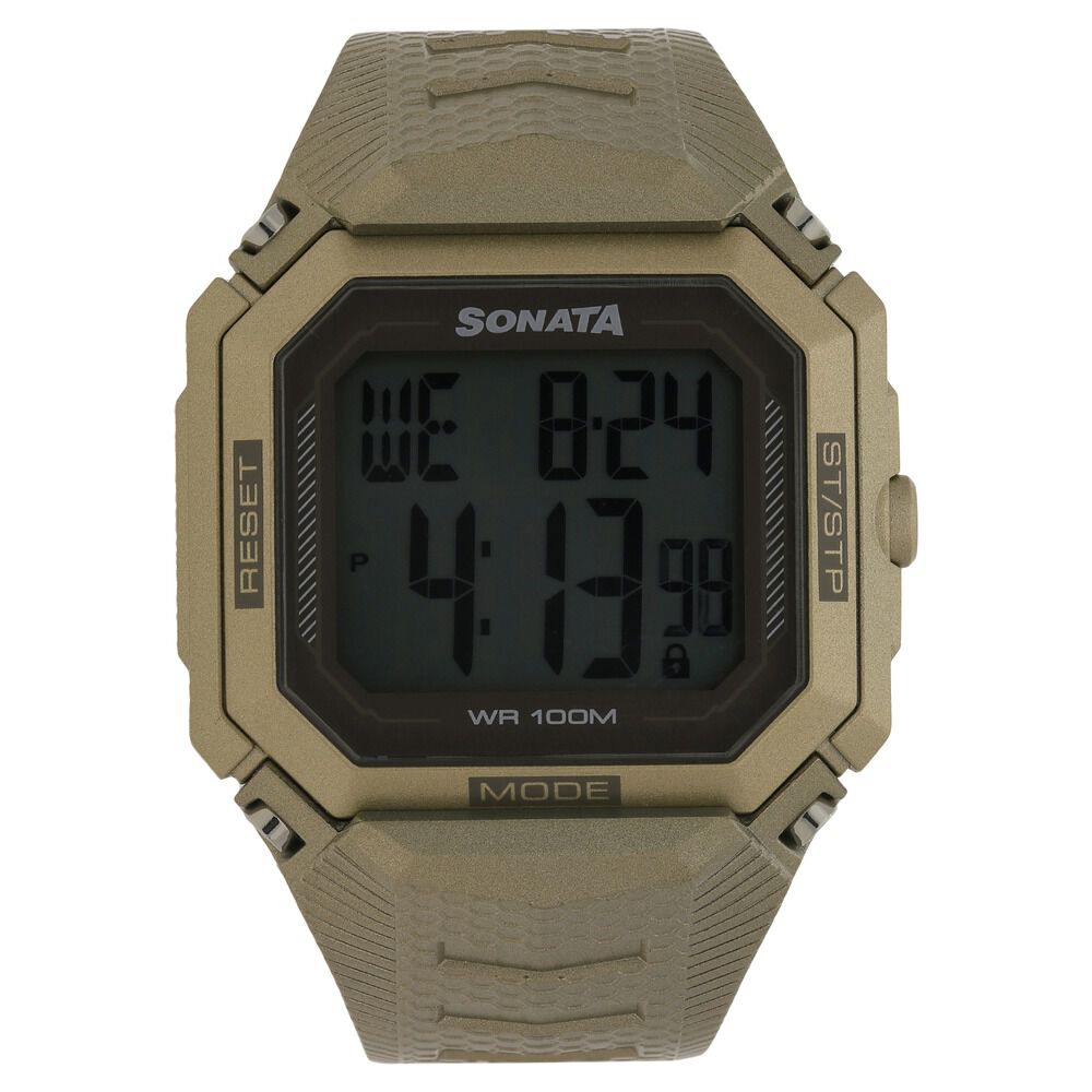 SF Digital Dial Plastic Strap Watch for Men