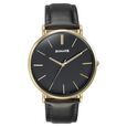 Sonata Quartz Analog Black Dial Black Leather Strap Watch For Men - image number 1