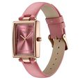 Poze By Sonata Quartz Analog Pink Dial Pink Leather Strap Watch For Women - image number 4