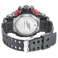 SF Quartz Analog Digital Black Dial PU Strap Watch for Men - image number 3