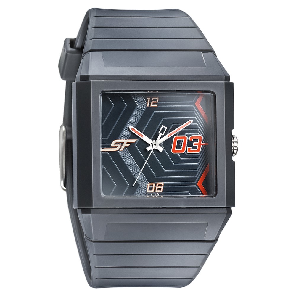 ᜊAᜊ Buy Online SF Quartz Analog Black Dial PU Strap Watch for Men