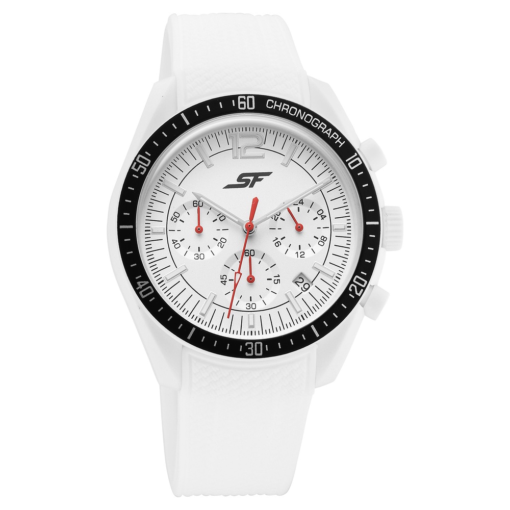 Buy Online SF Genesis Bold Chronograph Watch for Men with White