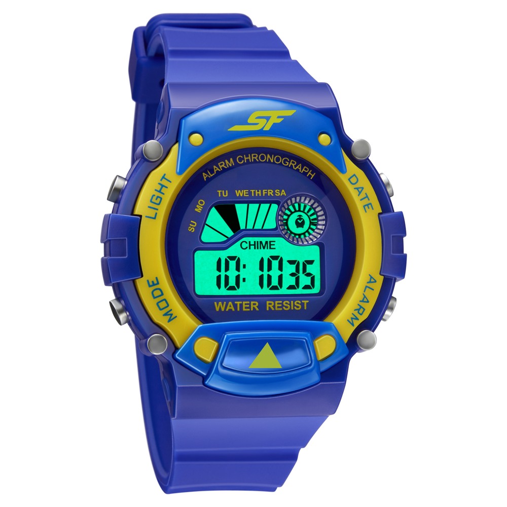 Buy Online SF CSK Digital Dial Unisex Watch With TPU Strap - 7982pp08 |  Sonata India