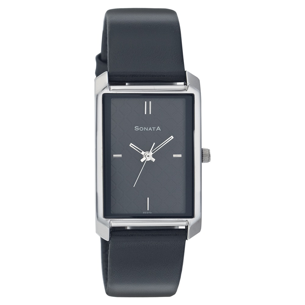 Buy Online Sonata Quartz Analog Blue Dial Strap Watch for Men