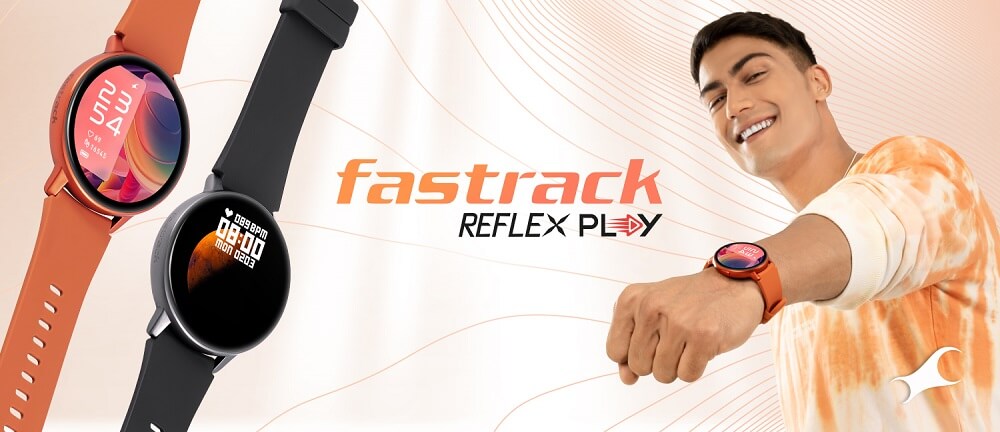 Fastrack reflex unisex pu smart band watches cheap